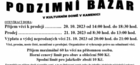 Podzimní bazar Klubu žen Kamenice
