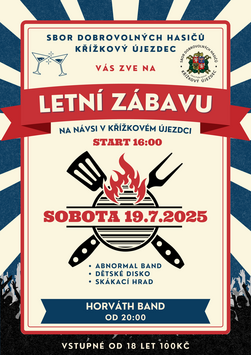Pozvánka na Letní hasičskou zábavu